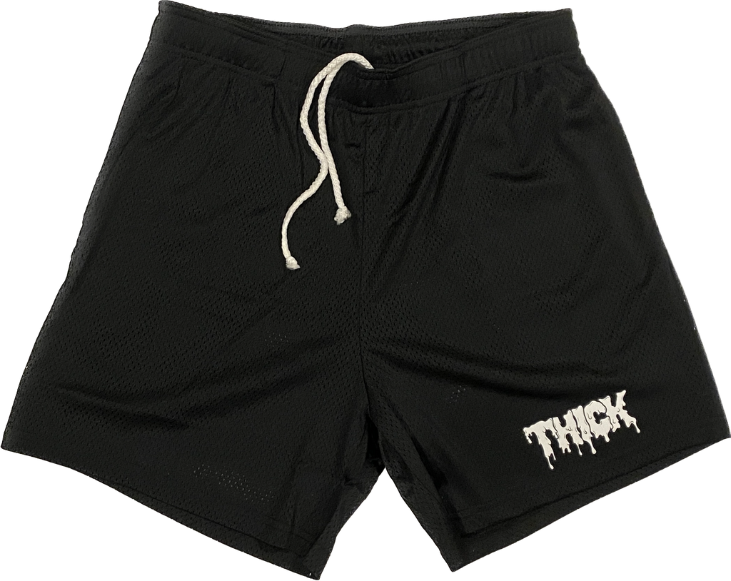 THICK mesh shorts with pockets