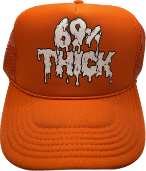 “69% THICK” 1 of 1 Orange Trucker