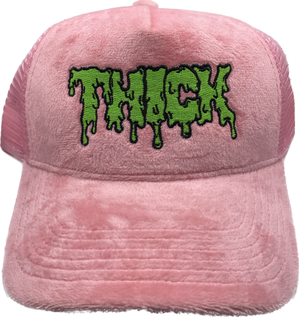 “Slime” 1 of 1 Embroidered Velvet Trucker