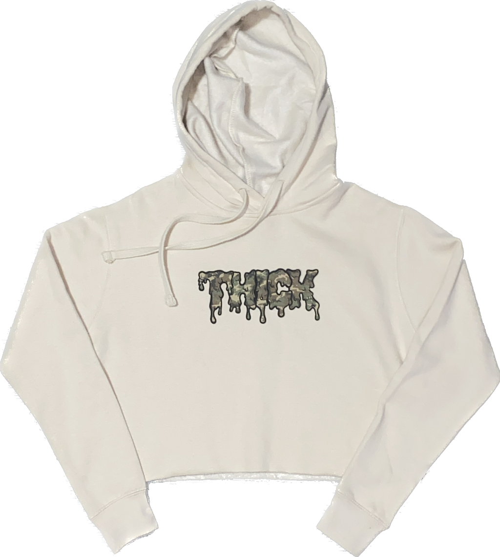 “CAMO” Cropped Hoodie