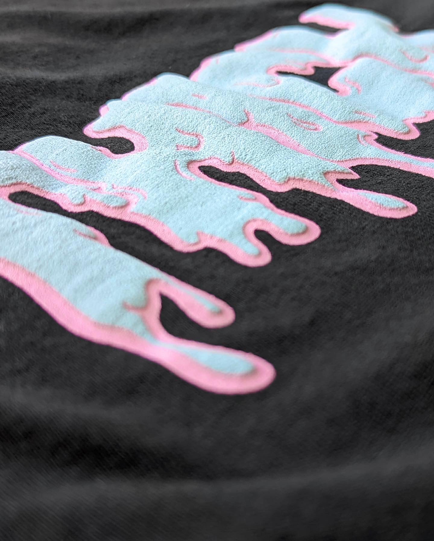 “Cotton Candy” THICK Puff Print Tee