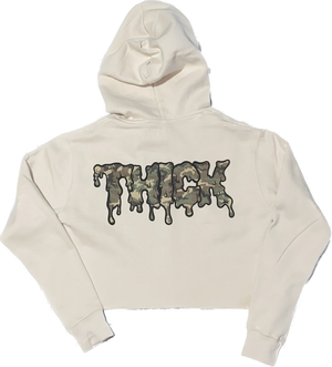 “CAMO” Cropped Hoodie